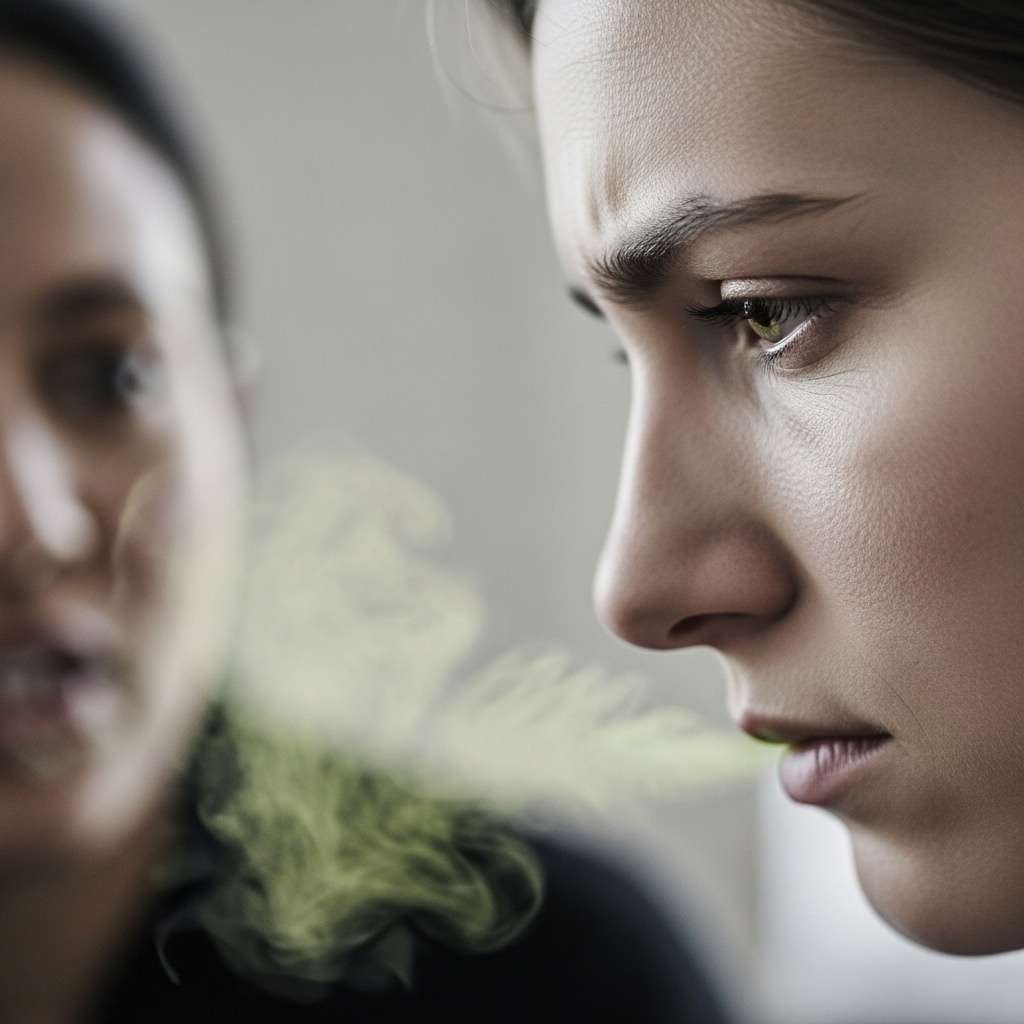 Tác hại của việc để hơi thở có mùi kéo dài Tác hại của việc để hơi thở có mùi kéo dài